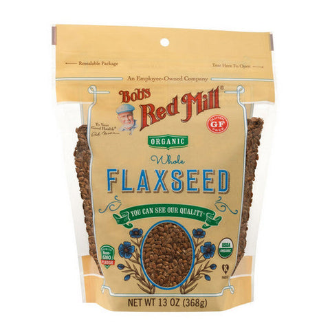 Bobs Red Mill, Organic Flaxseed Brown, 13 Oz(Case Of 4)