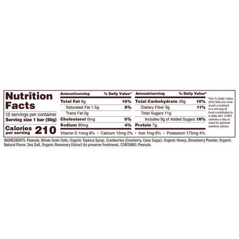 Bobs Red Mill, Peanut Butter Jelly & Oats Bob's Bar, 1.76 Oz(Case Of 12)