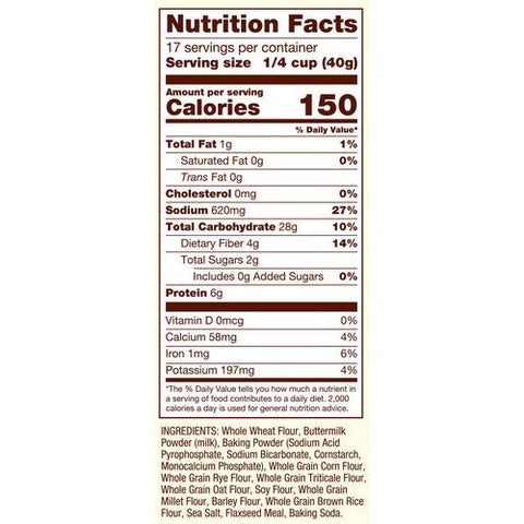 Bobs Red Mill, 10 Garin Pancake & Waffle Mix, 24 Oz(Case Of 4)