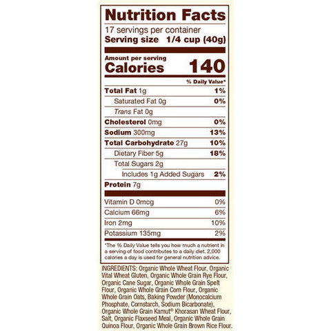 Bobs Red Mill, Organic 7 Grain Pancake & Waffle Mix, 24 Oz(Case Of 4)