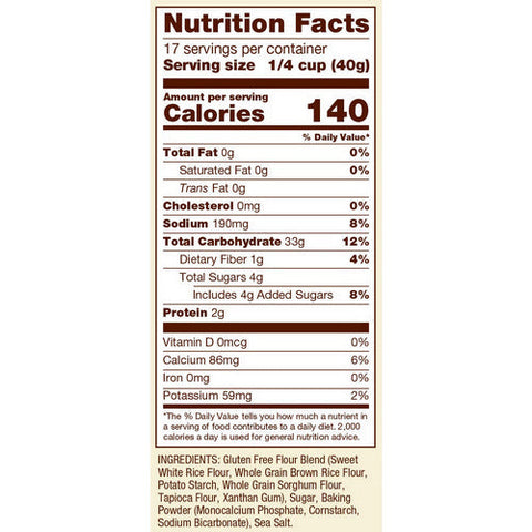 Bobs Red Mill, Pancake Mix Gluteen Free, 24 Oz(Case Of 4)