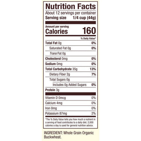 Bobs Red Mill, Organic Creamy Buckwheat Hot Cereal, 18 Oz