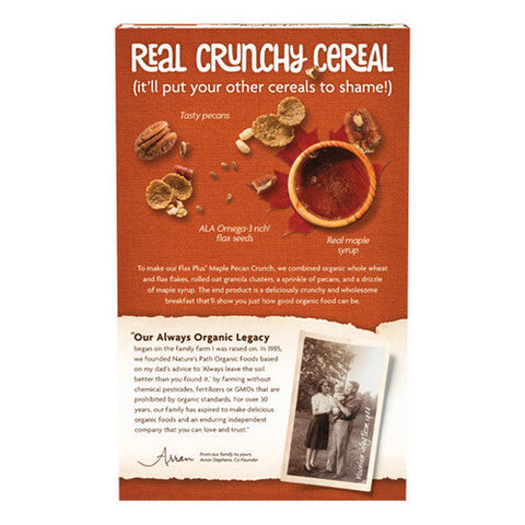 Natures Path, Organic Flax Plus Maple Pecan Crunch, 11.5 Oz(Case Of 12)