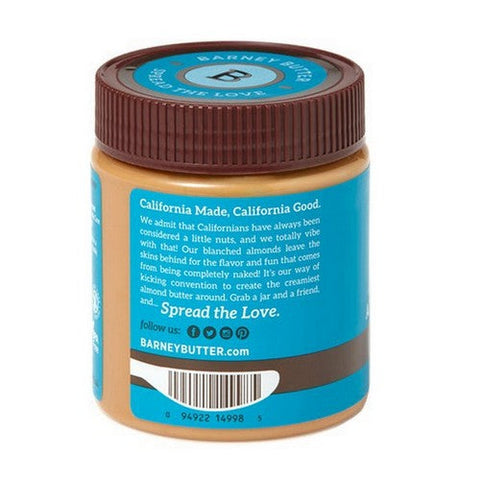 Barney Butter, Nut Bttr Almnd Smooth, 10 Oz(Case Of 6)