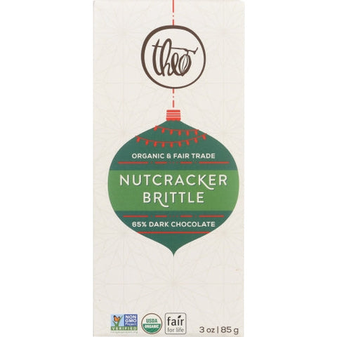 Theo Chocolate, Choc Bar Dak Ntcrkr, 3 Oz(Case Of 12)