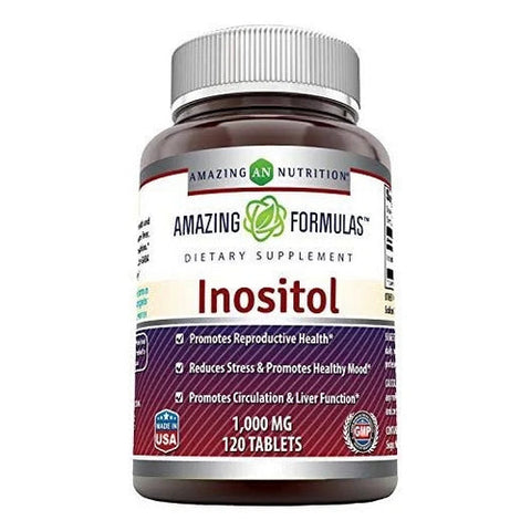 Amazing Nutrition, Amazing Formulas Inositol, 1000 mg, 120 Tabs