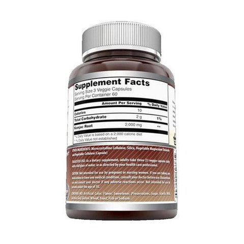 Amazing Nutrition, Amazing Formulas Konjac Root, 2000 mg, 180 Veg Caps