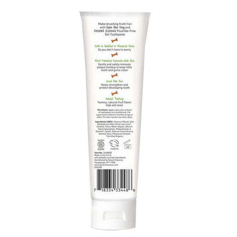 Desert Essence, Kid's Toothpaste Gel Tutti Frutti, 4.7 Oz