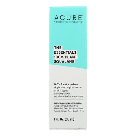 Acure, The Essentials 100% Plant Squalane Oil, 1 Oz