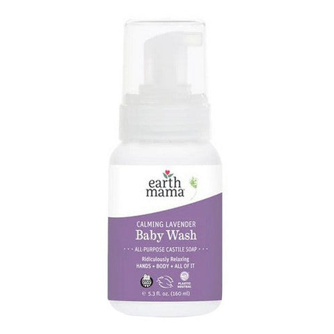 Earth Mama Angel Baby, Baby Wash Calming Lavender, 5.3 Oz