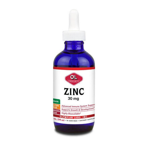 Olympian Labs, Liquid Zinc, 30 Mg, 2 Oz