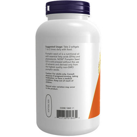 Now Foods, Pumpkin Seed Oil, 1000 mg 200 Softgels