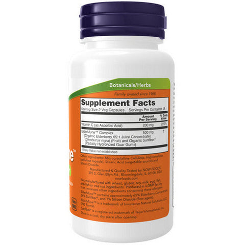 Now Foods, ElderMune, 90 Veg Caps