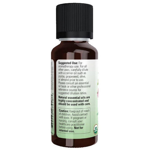 Now Foods, Organic Essential Oils, Geranium 1 Oz