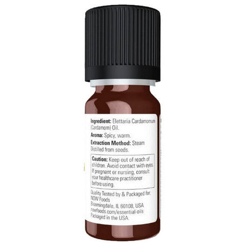 Now Foods, 100% Pure Cardamom Oil, 10 Ml