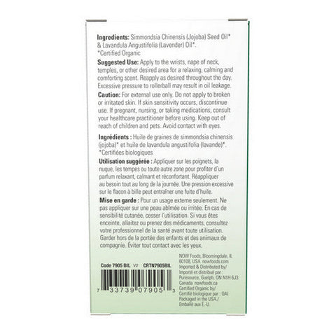 Now Foods, Organic Lavender Roll-On, 1.3 Oz