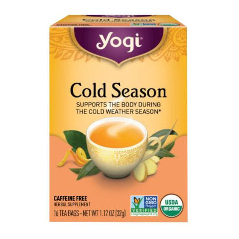 Yogi, Yogi Cold Season Tea, 16 Bags