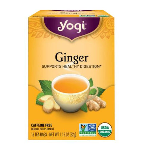 Yogi, Yogi Tea Organic Ginger, 16 Bags