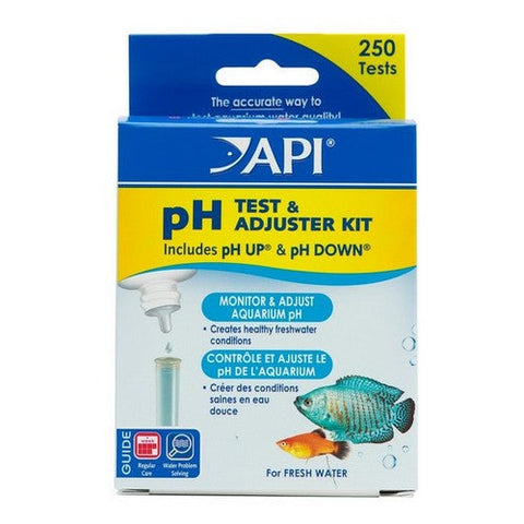 API, pH Test & Adjuster Kit, 250 Tests