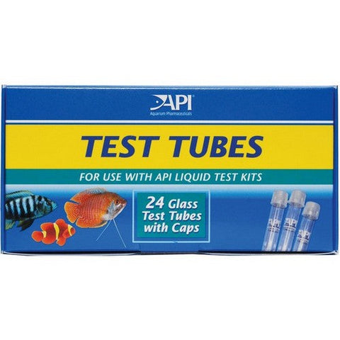 API, Replacement Test Tubes, 24 Test Tubes with Caps