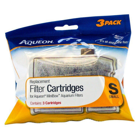 Aqueon, QuietFlow Replacement Filter Cartridge, Small (3 Pack)