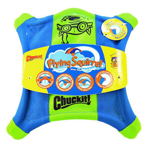 Flying Squirrel Toss Toy Medium - 10" Long x 10" Wide by Chuckit!