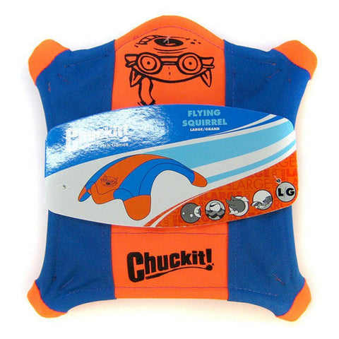 Flying Squirrel Toss Toy Large - 11" Long x 11" Wide by Chuckit!