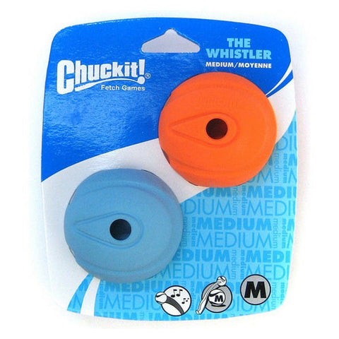The Whistler Chuck-It Ball Medium Ball - 2.25" Diameter (2 count) by Chuckit!