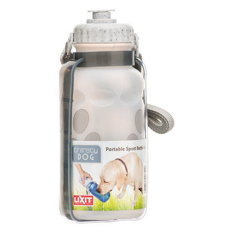 Lixit, Thirsty Dog Portable Dog Water Bowl & Bottle, 16 oz