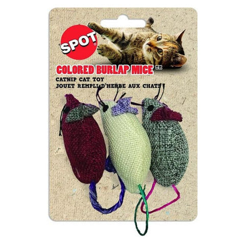Spot, Spotnips Colored Catnip Assorted Toys, 3 Pack