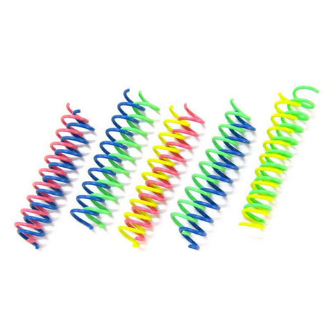 Spot, Thin & Colorful Springs Cat Toy, 10 Pack