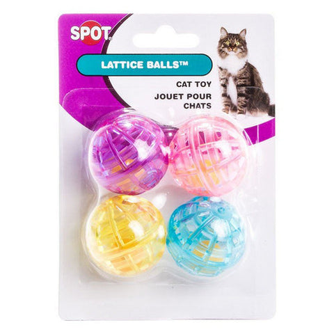 Spot, Spotnips Lattice Balls Cat Toys, 4 Pack