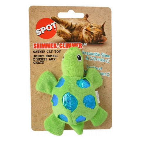 Spot, Shimmer Glimmer Turtle Catnip Toy - Assorted Colors, 1 Count
