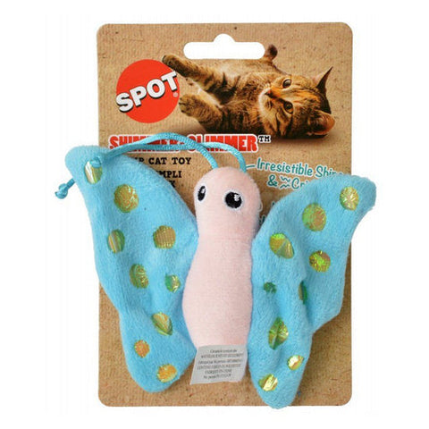 Spot, Shimmer Glimmer Butterfly Catnip Toy - Assorted Colors, 1 Count