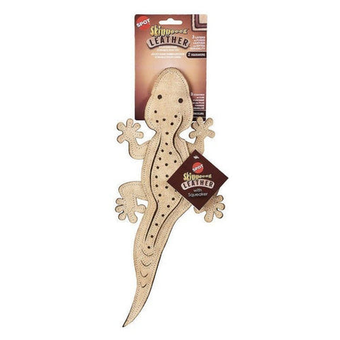 Spot, Skinneeez Leather Lizard Dog Toy, 15