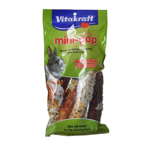 Vitakraft, Mini-Pop Small Animal Popcorn Treat, 6 oz