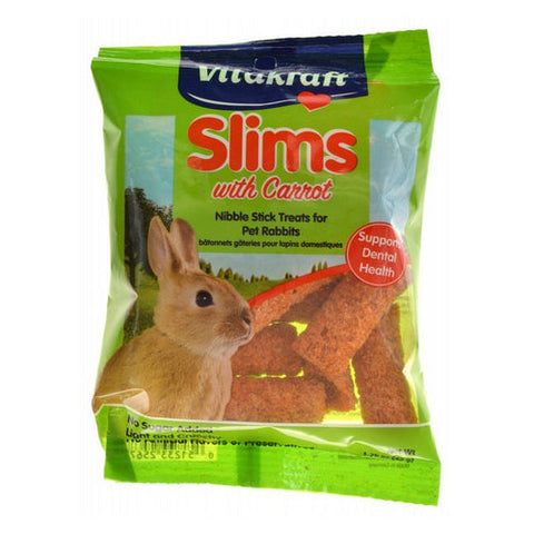 Vitakraft, Slims with Carrot for Rabbits, 1.76 oz
