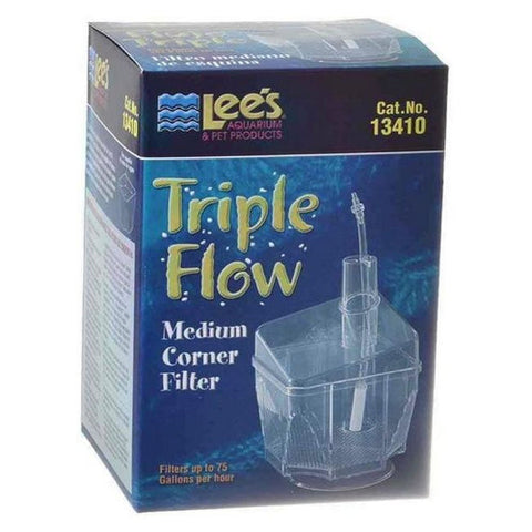 Triple Flow Corner Filter Medium - 3.5"L x 3.5"W x 5.5"H (75 GPH) by Lee's