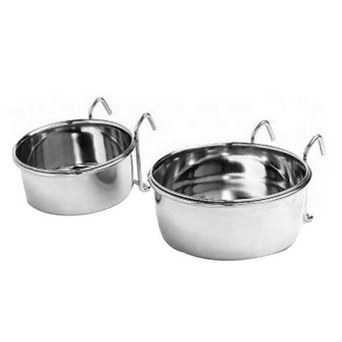 Stainless Steel Hook-On Coop Cup 30 oz (6.5" Diameter) by Spot