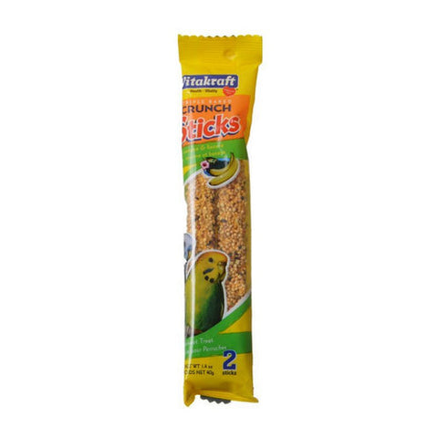 Vitakraft, Sesame & Banana Sticks for Parakeets, 1.4 Oz (2 Pack)