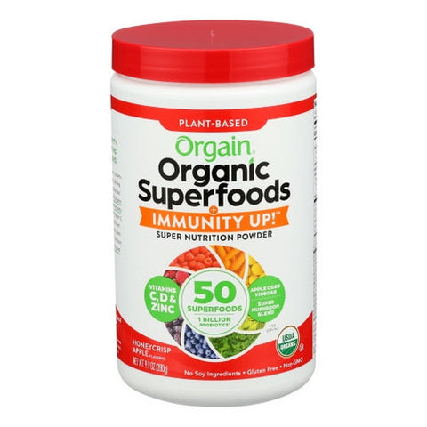 Orgain, Organic Superfoods + Immunity Apple, 9.9 Oz