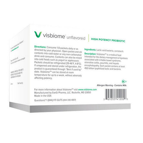 Visbiome, Visbiome Probiotic High, 30 Count