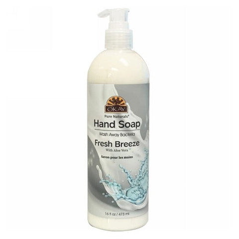 Okay Pure Naturals, Hand Soap Liquid, Aloe Vera 16 Oz
