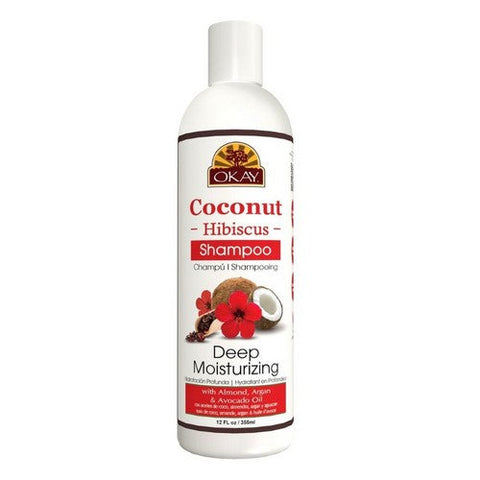 Okay Pure Naturals, Shampoo, Coconut Hibiscus 12 Oz