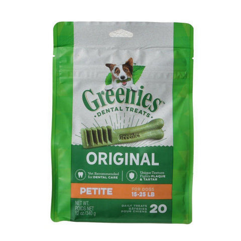 Greenies, Greenies Petite Dental Dog Treats, 20 count
