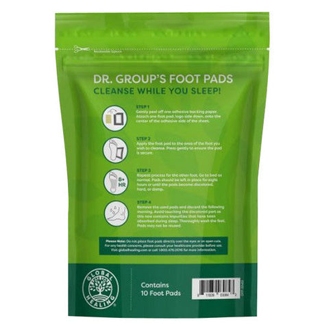 Global Healing Center, Dr. Group's Foot Pads, 10 Pieces