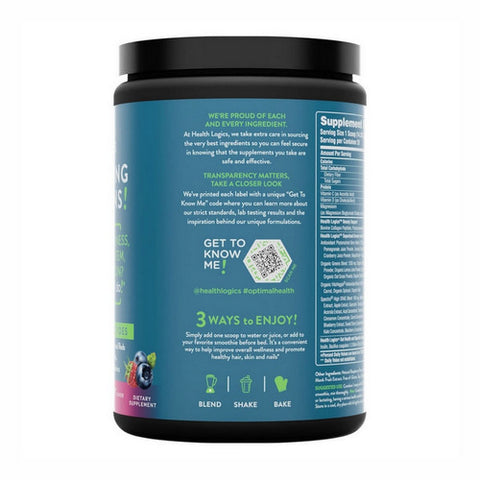 Health Logics, Glowing Greens, 285 Grams