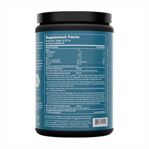 Health Logics, Glowing Greens, 285 Grams