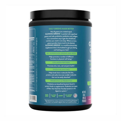 Health Logics, Glowing Greens, 285 Grams