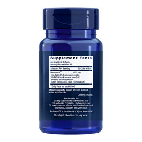 Life Extension, Fast Acting Relief, 60 Softgels
